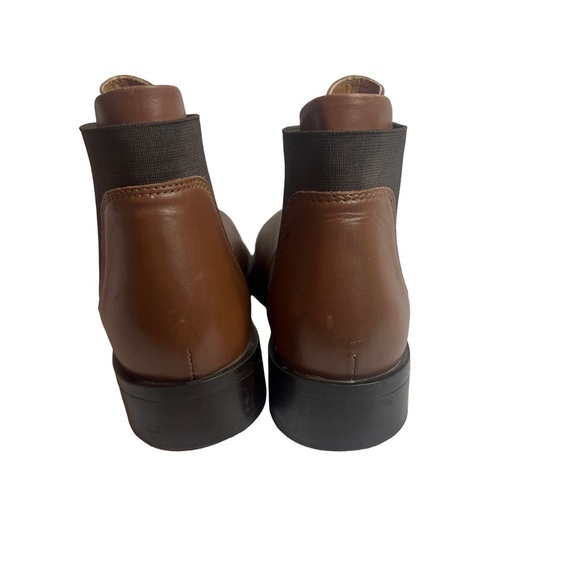 Topshop Tan Leather Ankle Boots - Picture 4 of 5